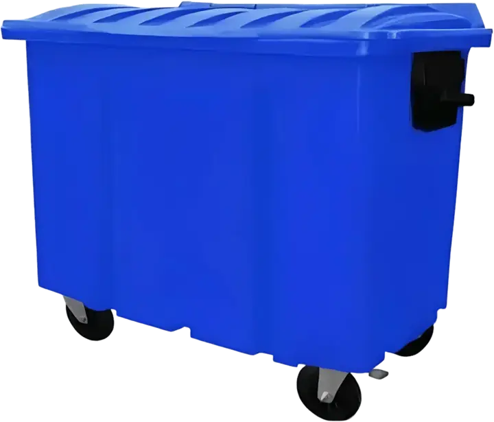 Container de lixo 700 L, foto real